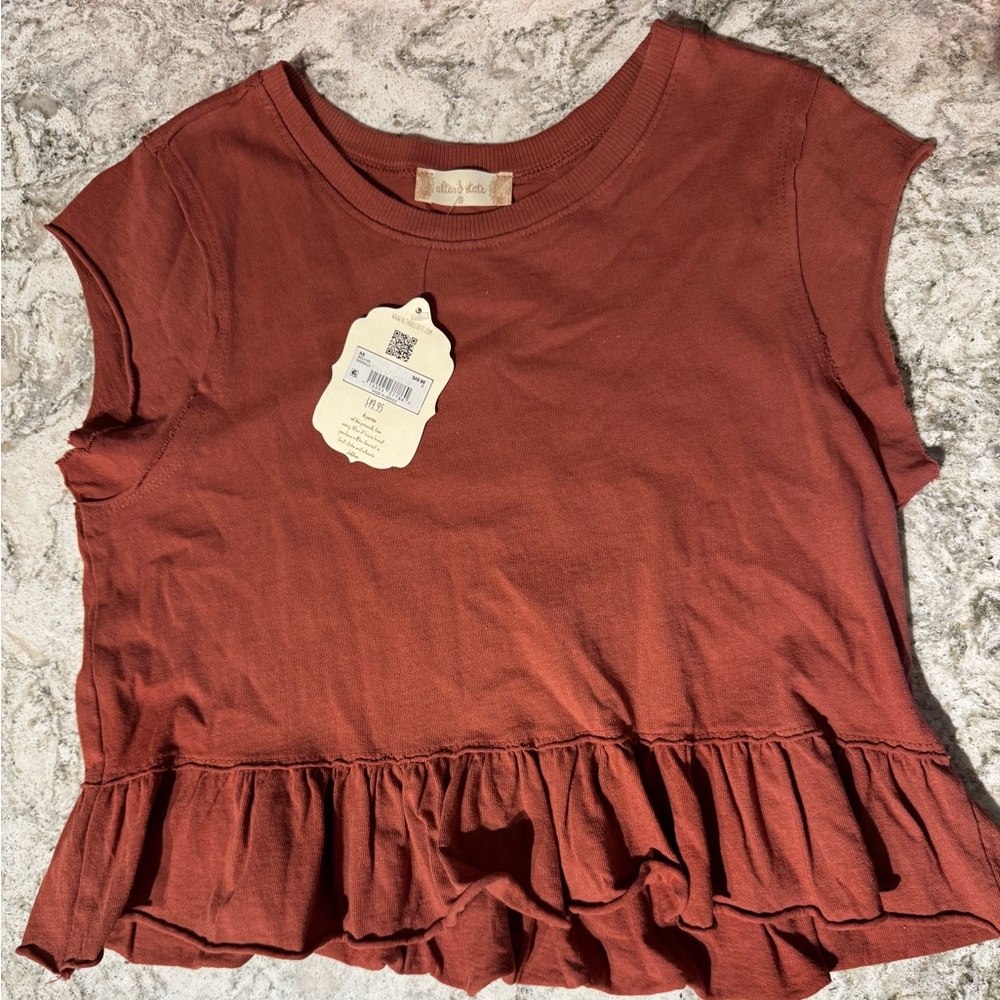 Rust colored shirt from altard state